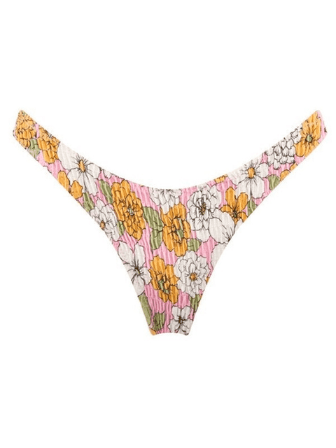 Floral Print Smocked Bikini Set - HouseofHalley